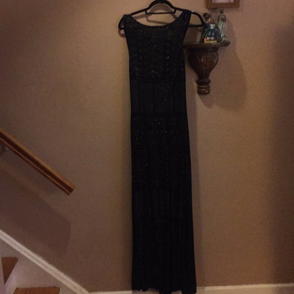 Black and silver Evening Dress
